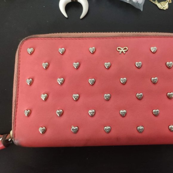 Anya Hindmarch Leather Hearts Wallet - Picture 1 of 5